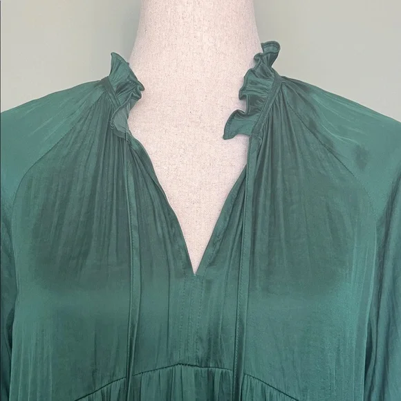O.P.T Chic Long Sleeve Green Dress - Picture 3 of 6